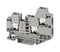 PHOENIX CONTACT 1329499 DIN Rail Mount Terminal Block, 3 Ways, 20 AWG, 8 AWG, 6 mm&sup2;, Push-X, 41 A