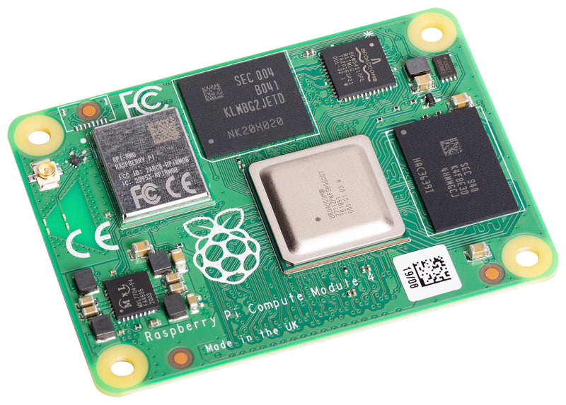 RASPBERRY-PI CM4001016 Raspberry Pi Compute Module 4, with 1GB RAM, 16GB eMMC, BCM2711, ARM Cortex-A72 GTIN UPC EAN: 728886755233