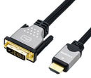 Roline 11.04.5871 11.04.5871 Audio / Video Cable Assembly DVI-D (Dual Link) Plug Hdmi A 6.6 ft 2 m Black