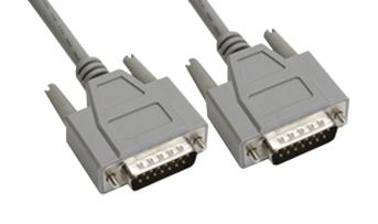 Amphenol Cables ON Demand CS-DSDMDB15MM-005 CS-DSDMDB15MM-005 Computer Cable D Subminiature Plug 15 Way 5 ft 1.52 m Grey New