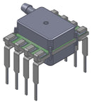 AMPHENOL ALL SENSORS ELVH-015A-HRND-C-NSA4 Pressure Sensor, 15 psi, SPI, Absolute, 3.3 VDC, Single Radial Barbed