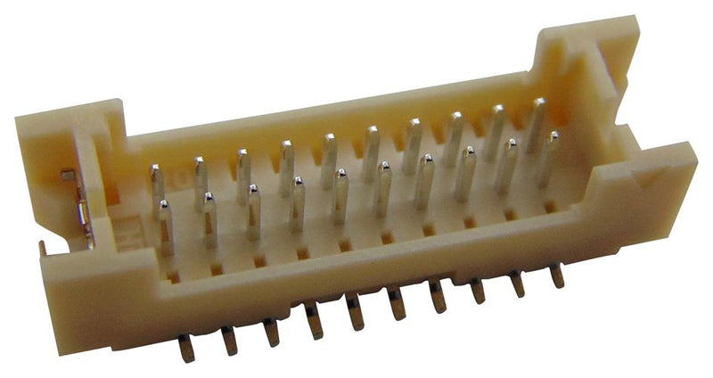 HIROSE(HRS) DF13EA-20DP-1.25V(35) Pin Header, Wire-to-Board, 1.25 mm, 2 Rows, 20 Contacts, Surface Mount Straight, DF13 Series