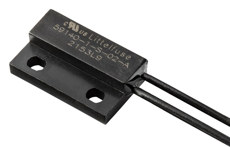 LITTELFUSE 59140-1-S-05-A Reed Sensor, SPST-NO, 10.4 mm, Flange, -40&deg;C to 105&deg;C, 59140 Series