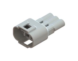 Multicomp PRO MP-572-003-000-100 MP-572-003-000-100 Connector Housing White MP-572 IP67 Plug 3 Ways 5.8 mm New