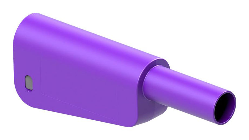 Staubli 66.2019-26 66.2019-26 Banana Test Connector Plug Cable Mount 19 A 1 kV Gold Plated Contacts Violet