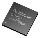 Infineon CY7C65211A-24LTXI CY7C65211A-24LTXI Interface Bridges USB to I2C SPI Uart 1.71 V 5.5 QFN 24 Pins -40 &deg;C