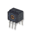 OMRON ELECTRONIC COMPONENTS A6CV-16R Rotary Switch, 16 Position, 1 Pole, 22.5 &deg;, 250 V, A6C A6CV-16R, A6CV0016G