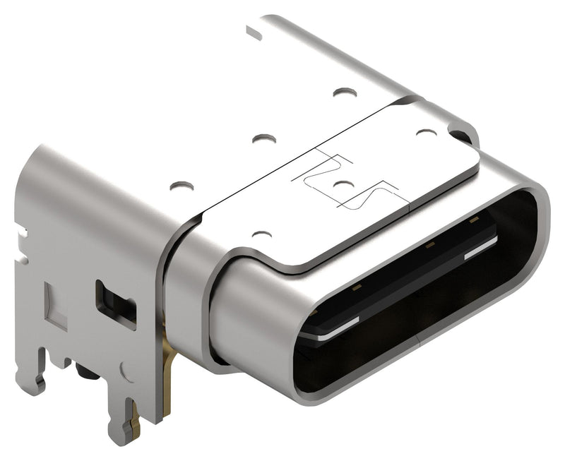 Wurth Elektronik 632722200212 632722200212 USB Connector Type C 3.1 Receptacle 24 Ways Surface Mount Through Hole New