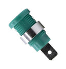 Mueller Electric BU-31610-5 BU-31610-5 Banana Test Connector Jack Panel Mount 35 A 1 kV Nickel Plated Contacts Green