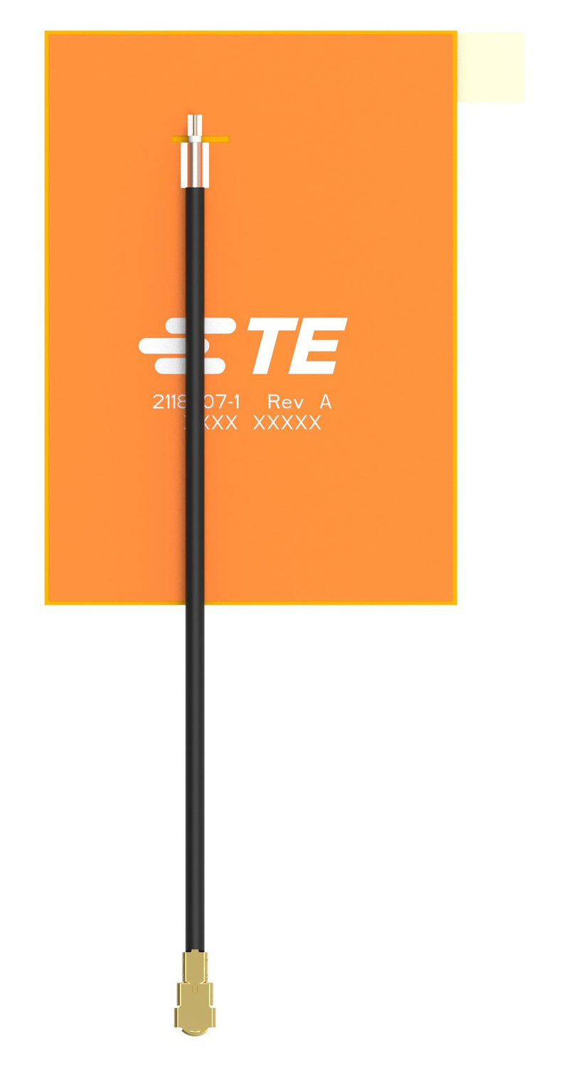 TE CONNECTIVITY 2118907-5 Antenna, PCB, 5.925 GHz to 7.125 GHz, 4.4 dB, Linear, Adhesive