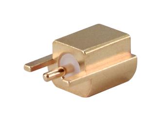 HUBER+SUHNER 82_MCX-S75-0-2/111_NH RF / Coaxial Connector, MCX Coaxial, Straight Jack, Edge, 75 ohm, Beryllium Copper