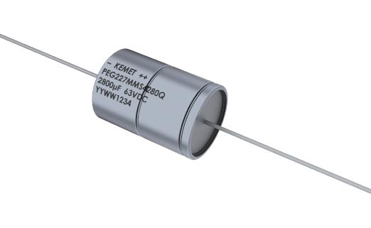 Kemet PEG227HLP4620QE4 PEG227HLP4620QE4 Electrolytic Capacitor 6200 &Acirc;&micro;F 25 V -10% +30% Axial Leaded 2000 Hours @ 150&deg;C Polar