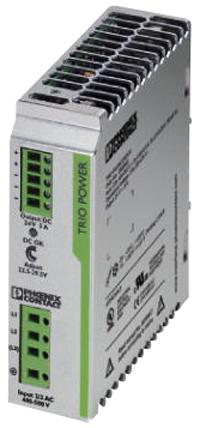 Phoenix Contact TRIO-PS/3AC/24DC/5 TRIO-PS/3AC/24DC/5 AC/DC DIN Rail Power Supply (PSU) ITE 1 Output 120 W 24 VDC 5 A