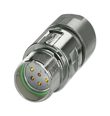 PHOENIX CONTACT 1629139 Sensor Connector, M23 PRO Series, M23, Female, 6 Positions, Crimp Socket - Contacts Not Supplied M23-06S1N8A9002S