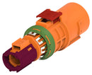 TE Connectivity 2394085-4 2394085-4 Automotive Connector Housing Purple Powertube 1000 Series Plug 1 Ways New