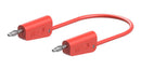 Staubli 64.1034-10022 64.1034-10022 Banana Test Lead 30 VAC 4mm Stackable Plug 39.37 " 1 m Red