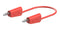 Staubli 64.1034-10022 64.1034-10022 Banana Test Lead 30 VAC 4mm Stackable Plug 39.37 " 1 m Red