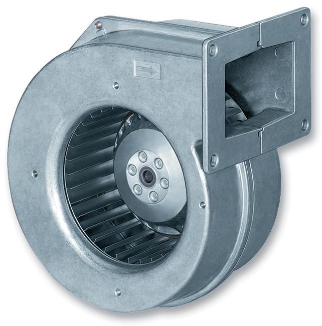 EBM-PAPST G2E120-AR77-A6 Fan Blower, G2E Series, IP44, Centrifugal, 230 VAC, AC, 184 mm, 115 mm, 150.1 CFM