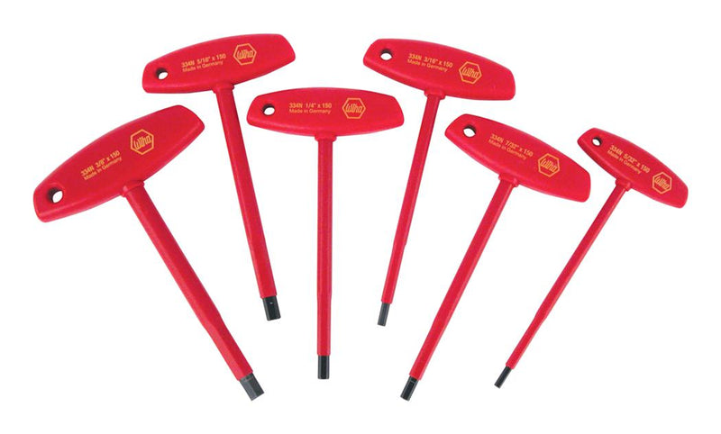 WIHA 33490 SCREWDRIVER SET, INSULATED, 6PC