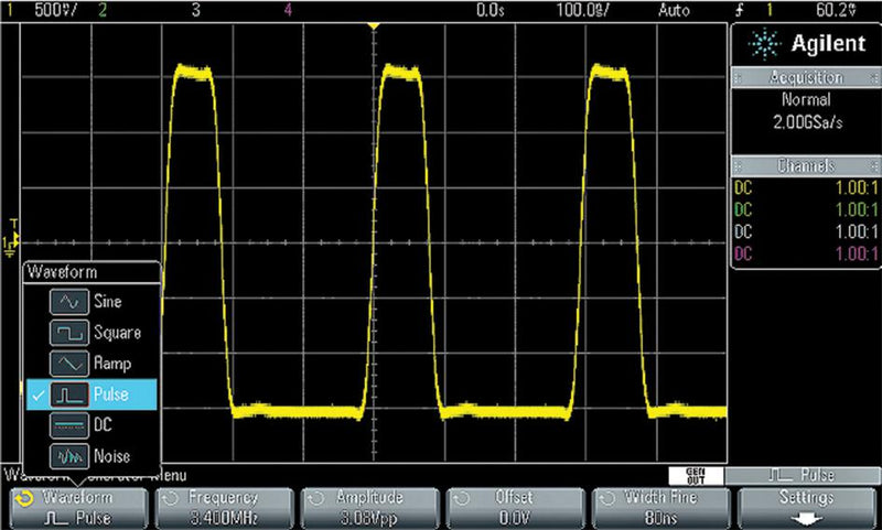 KEYSIGHT TECHNOLOGIES DSOX3WAVEGEN Test License Key Upgrade, Integrated 20 MHz Function/Arbitrary Waveform Generator