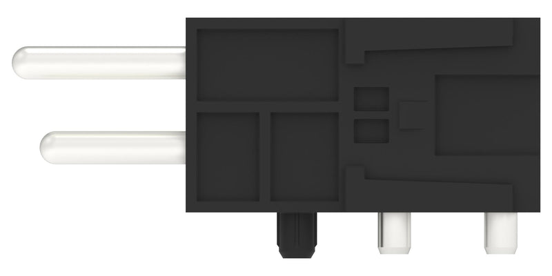 TE Connectivity 2379341-1 2379341-1 Rectangular Power Connector Backplane 4 Contacts Iccon Slim Series PCB Mount