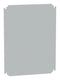 SCHNEIDER ELECTRIC NSYMPP54 MOUNTING PLATE, PLAIN, GRAY, FRP