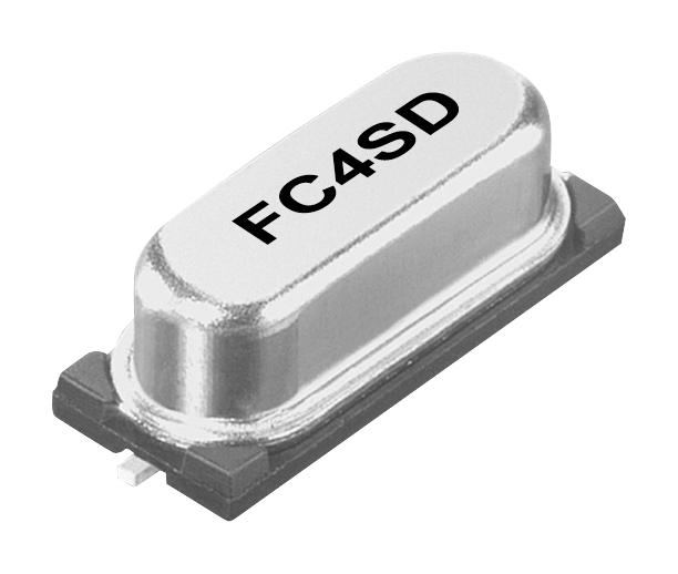 FOX ELECTRONICS FC4SDCBMF11.0592-T1 Crystal, 11.0592 MHz, SMD, 11.7mm x 5mm, 50 ppm, 20 pF, 30 ppm, FC4SD Series