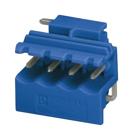 PHOENIX CONTACT 2907790 Terminal Block, Header, 5 mm, 4 Ways, 16 A, 300 V, Through Hole Right Angle