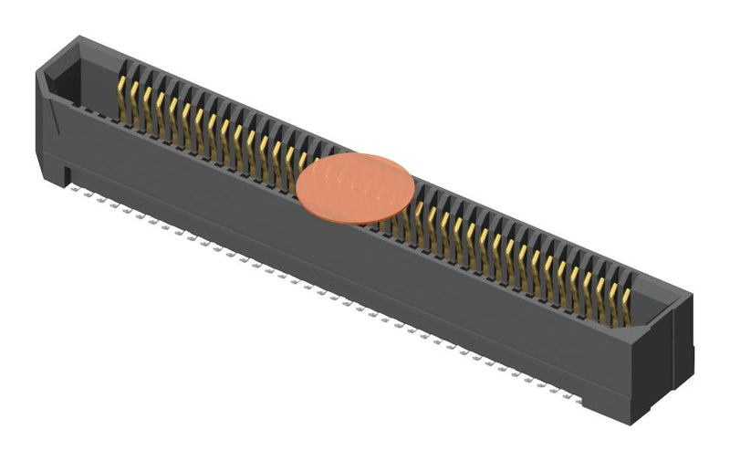 Samtec ERF8-040-05.0-S-DV-K-TR ERF8-040-05.0-S-DV-K-TR Mezzanine Connector High-Speed Receptacle 0.8 mm 2 Rows 80 Contacts Surface Mount