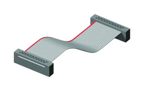 Samtec FFSD-04-D-02.00-01 FFSD-04-D-02.00-01 Ribbon Cable IDC Receptacle to 8 Ways 2 " 50.8 mm 1.27 Tiger Eye Ffsd