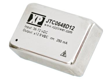 XP POWER JTC0624S15 Isolated Through Hole DC/DC Converter, 4:1 Input, ITE, 4:1, 6 W, 1 Output, 15 V, 400 mA