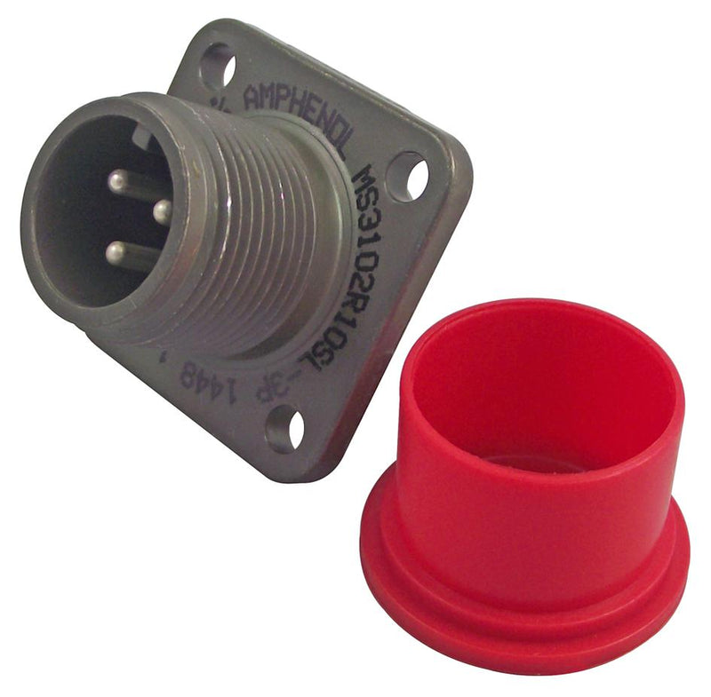 Amphenol Industrial MS3102R10SL-3P. MS3102R10SL-3P. Circular Connector Rcpt Size 10SL 3POS