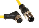 Mueller Electric C5AD06M010 C5AD06M010 Sensor Cable 22 AWG M12 Plug 90&deg; Receptacle 5 Positions 10 m 32.8 ft New