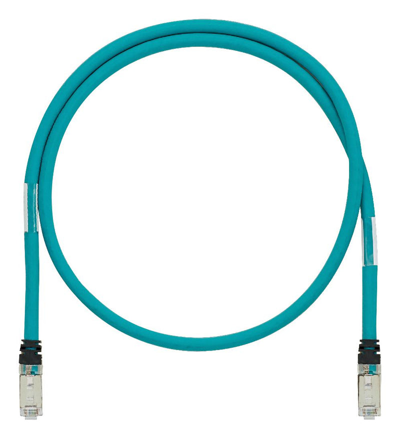 Panduit ISTPHCH3MTL ISTPHCH3MTL Ethernet Cable Cat5e RJ45 Plug to STP (Shielded Twisted Pair) Teal 3 m 9.8 ft