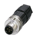 PHOENIX CONTACT 1424649 Sensor Connector, M12 Push-In, M12, Male, 5 Positions, Push In Pin, Straight Cable Mount GTIN UPC EAN: 4055626374970 SACC-M12MS-5PL M