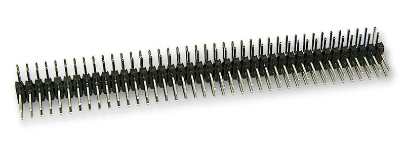 AMP - TE Connectivity 9-103324-0 9-103324-0 Pin Header Right Angle Wire-to-Board 2.54 mm 2 Rows 80 Contacts Through Hole