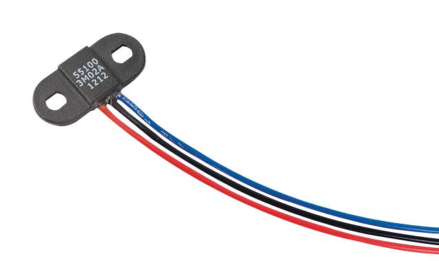 LITTELFUSE 55100-2M-02-A Hall Effect Proximity Sensor, Flange Mount, Digital, Wire Leads, 15 mm, 3 to 24 VDC, 55100 Series