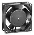 EBM-PAPST 8314 DC Axial Fan, 24 V, Square, 80 mm, 32 mm, Ball Bearing, 31.8 CFM