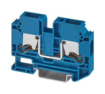 PHOENIX CONTACT 1329549 DIN Rail Mount Terminal Block, 2 Ways, 14 AWG, 6 AWG, 10 mm&sup2;, Push-X, 57 A