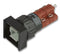 EAO 31-152.0252 Pushbutton Switch, 31, 16 mm, DPST-NO, DPST-NC, Momentary, Square