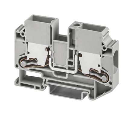 PHOENIX CONTACT 1329672 DIN Rail Mount Terminal Block, 2 Ways, 12 AWG, 4 AWG, 16 mm&sup2;, Push-X, 76 A