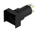 EAO 51-261.022 Pushbutton Switch, 51 Series, 16.2 mm, SPST-NO, SPST-NC, Maintained, Rectangular Raised