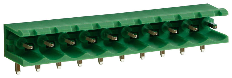 Camdenboss CTBP9358/10AO CTBP9358/10AO Terminal Block Open Ended Header 5.08 mm 10 Ways Through Hole Right Angle