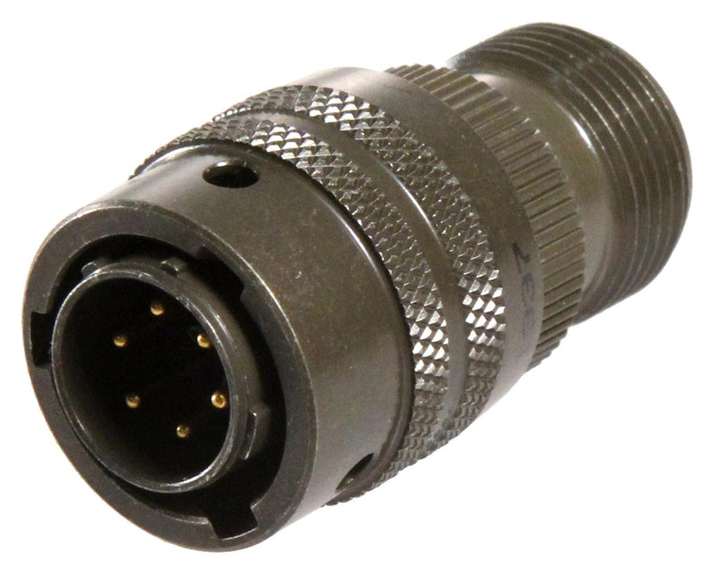 AMPHENOL INDUSTRIAL PT06A-10-6P Circular Connector, PT Series, Straight Plug, 6 Contacts, Solder Pin, Bayonet, 10-6