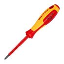 KNIPEX 98 26 15 Screwdriver, Torx, T15, 185mm OAL, 80mm Blade, Chrome Vanadium Molybdenum Steel