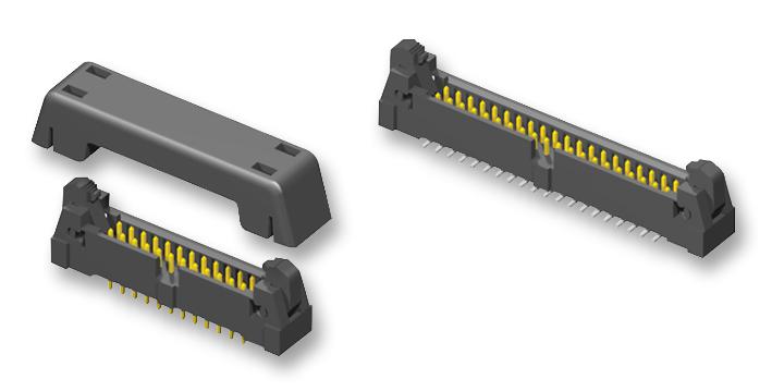 SAMTEC EHT-108-01-S-D Pin Header, Board-to-Board, Wire-to-Board, 2 mm, 2 Rows, 16 Contacts, Through Hole, EHT