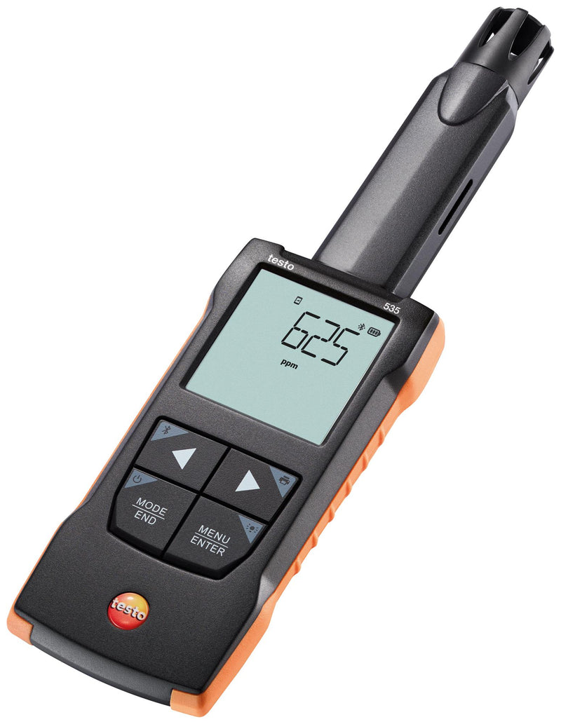 TESTO 0563 0535 Air Quality Meter, Testo&nbsp;535, 0 &deg;C to 50 &deg;C, 0ppm to 10000ppm Testo&nbsp;535