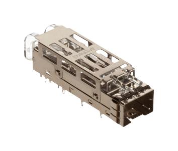 Amphenol Communications Solutions UE76A205000T UE76A205000T Pluggable I/O Connector SFP+ 20 Contacts 1 x (Single) Surface Mount Right Angle