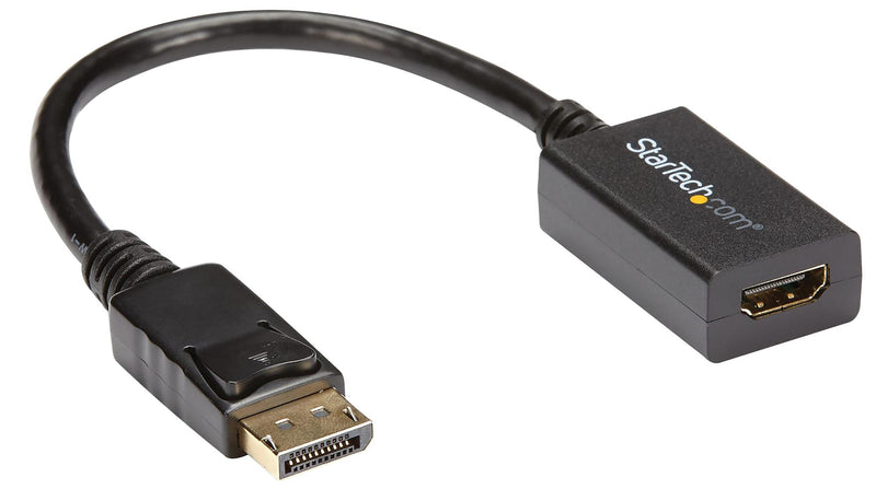 STARTECH DP2HDMI2 Audio / Video Cable Assembly, DisplayPort Plug, HDMI Socket, 8.3 ", 210.82 mm, Black GTIN UPC EAN: 0065030836876