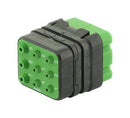 SOURIAU-SUNBANK / Eaton 8MQ2M0936AB 8MQ2M0936AB Rectangular Module Plug 9POS 3ROW